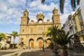 Old Santa Ana Cathedral in the main square of historic Vegueta, Las Palmas de Gran Canaria, Spain Royalty Free Stock Photo