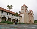 Old Santa Barbara Mission, California Royalty Free Stock Photo