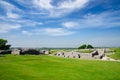 Old Saram With Green Grass And Blue Sky Royalty Free Stock Photo