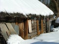 Old sauna building (Siberia) Royalty Free Stock Photo
