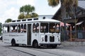 Old Savannah Tours Trolley on River Street