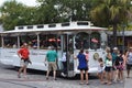 Old Savannah Tours Trolley on River Street