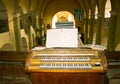 Old saxon fortified church organ