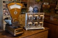 An old scale in a former mom-and-pop-store Royalty Free Stock Photo