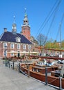 Old Scales and Town Hall,Leer,East Frisia,Germany