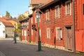 Old scandinavian buildings. Linkoping. Sweden