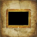 Old scarred photoframe Royalty Free Stock Photo