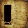 Old scarred photoframe on the abstract background Royalty Free Stock Photo