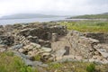 Old Scatness ruins, Shetland Royalty Free Stock Photo