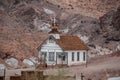 Old School Building in Calico ghost town, USA