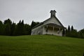 Old school house abandoned in hill wisconsin Royalty Free Stock Photo