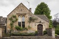 The Old School House in the beautiful and pretty village of Upper Slaughter in the Cotswolds region - Gloucestershire, UK Royalty Free Stock Photo