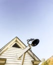 Old school house with a bell. Royalty Free Stock Photo