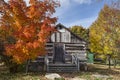 Old School House in Fall Royalty Free Stock Photo