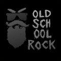 Old school rock - unique hand drawn lettering. Royalty Free Stock Photo