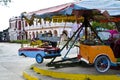 Carousel car on a playground in ColÃÂ³n, Cuba