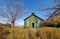 School Days Past in Vivid Colour Royalty Free Stock Photo