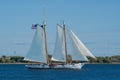 Old Schooner under sail Royalty Free Stock Photo