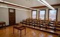 Old science classroom at Western New Mexico University, from 1917, Silver City, New Mexico Royalty Free Stock Photo