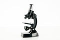 An old scientific microscope Royalty Free Stock Photo