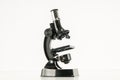 An old scientific microscope Royalty Free Stock Photo