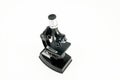 An old scientific microscope Royalty Free Stock Photo