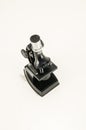 An old scientific microscope Royalty Free Stock Photo