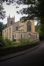 A old Scottish church in the woods