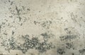 Old scraped metal sheet of galvanized steel with worn out acrylic paint, grunge texture Royalty Free Stock Photo