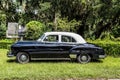 Old Scratched Black Car Royalty Free Stock Photo