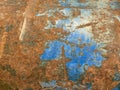 old scratched painted metal surface background Royalty Free Stock Photo