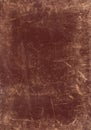 old scratched worn brown leather background Royalty Free Stock Photo