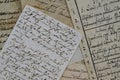 Old scrptures, handwritings, documents and manuscripts