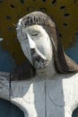 Old sculpture of Jesus Christ Royalty Free Stock Photo