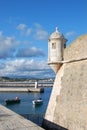 Old Sea Fort in Lagos, El Algarve, Portugal Royalty Free Stock Photo