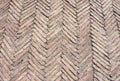 Old seamless stone herringbone  floor Royalty Free Stock Photo
