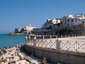 Old seaside town of Vieste in Puglia, Italy Royalty Free Stock Photo