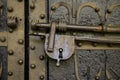 Old security padlock Royalty Free Stock Photo