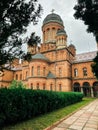 Old Seminarska Church in national Yuriy Fedkovych university of Chernivtsi. Travel destination in Ukraine. UNESCO