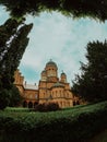 Old Seminarska Church in national Yuriy Fedkovych university of Chernivtsi. Travel destination in Ukraine. UNESCO