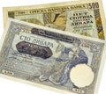 Old Serbian paper money