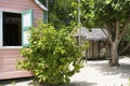 Old settlers beach home on Grand Cayman Island Royalty Free Stock Photo