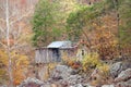 Old settlers cabin in the forest Royalty Free Stock Photo