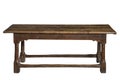 Old seventeenth century oak refectory dining table