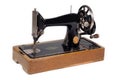 Old sewing machine. Royalty Free Stock Photo