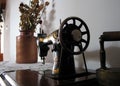 Old Sewing machine. Royalty Free Stock Photo