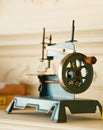 Old sewing machine. rare decorative items Royalty Free Stock Photo