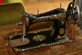 Old sewing machine Royalty Free Stock Photo
