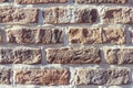 Old shabby brown brick wall Royalty Free Stock Photo