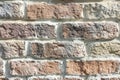 Old shabby brown brick wall Royalty Free Stock Photo
